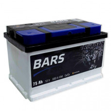 Аккумулятор Bars 75Ah 650EN (обратная полярность - +) (низкий)