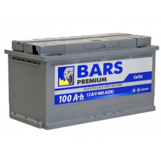 Аккумулятор Bars (Premium) 100Ah 900EN (обратная полярность - +)