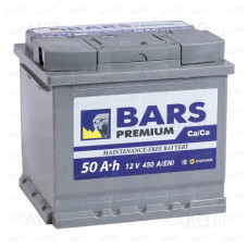 Аккумулятор Bars (Premium) 50Ah 450EN (обратная полярность - +)
