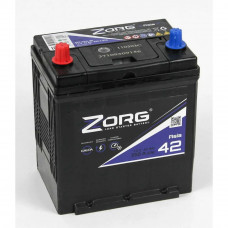 Аккумулятор Zorg (JIS) 42Ah 350EN (прямая полярность)